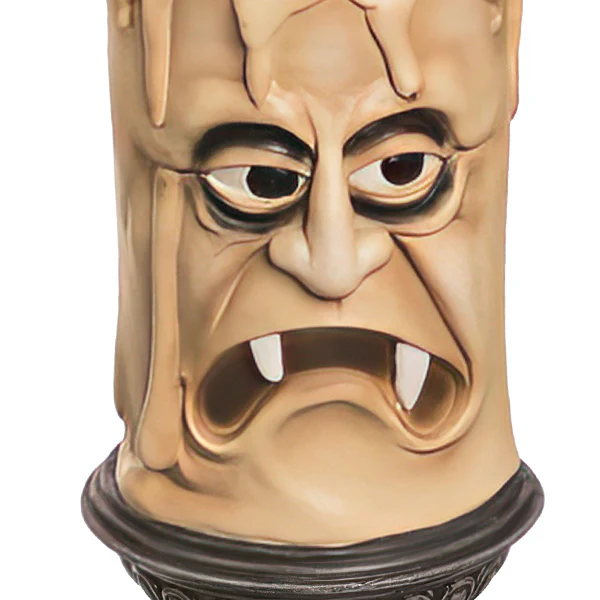 Spooky Face LED Candles, Set of Two