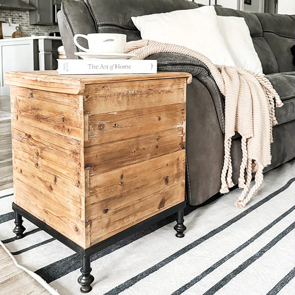 Reclaimed Wood Bee Box Trunks, Set of Two