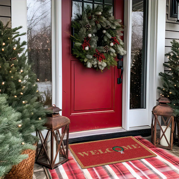 Welcome Christmas Doormat