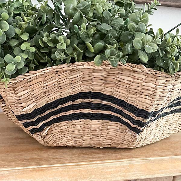 Scalloped Seagrass Basket