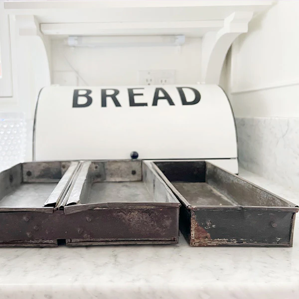FOUND Industrial Antique Bread Pan, Pick Your Size