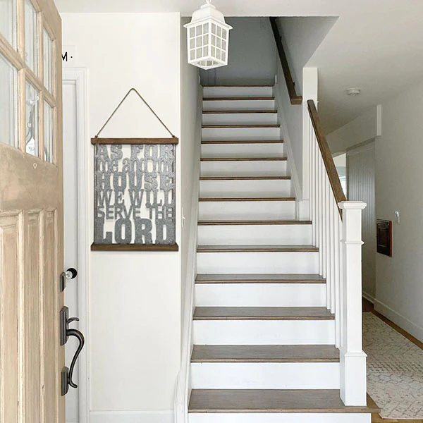 Wooden Framed Galvanized Scripture Signs, Pick Your Style