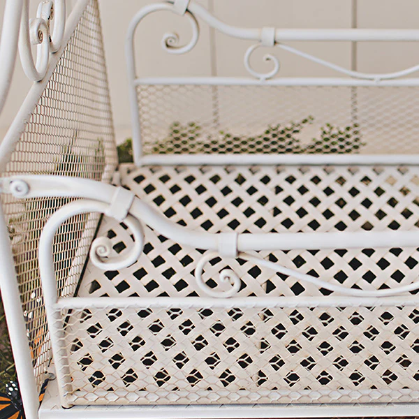 French Country Metal Garden Planter Display