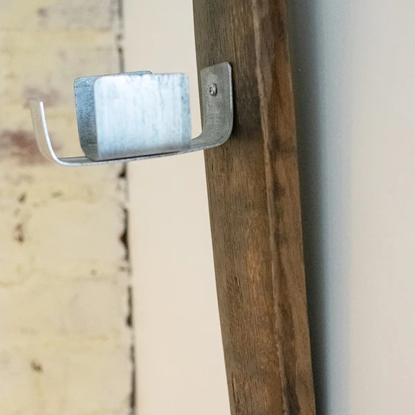 Naturally Aged Oak Barrel Stave Wall Planter/Candle Holder | Made  in the USA