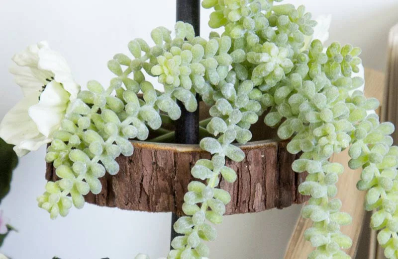 Two Tier Wood Bark Stand