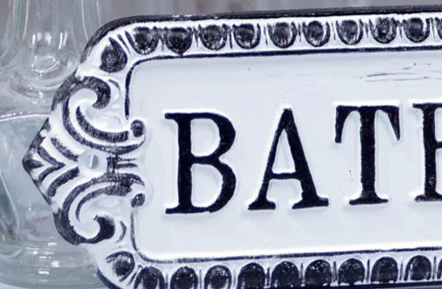 Embossed Cast Iron Wall Plaque, Pick Your Style