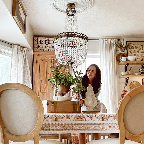 Recycled Glass Trumpet Vases,  Set of 2