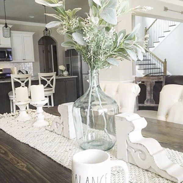 White Metal Candle Holders, Set of 3