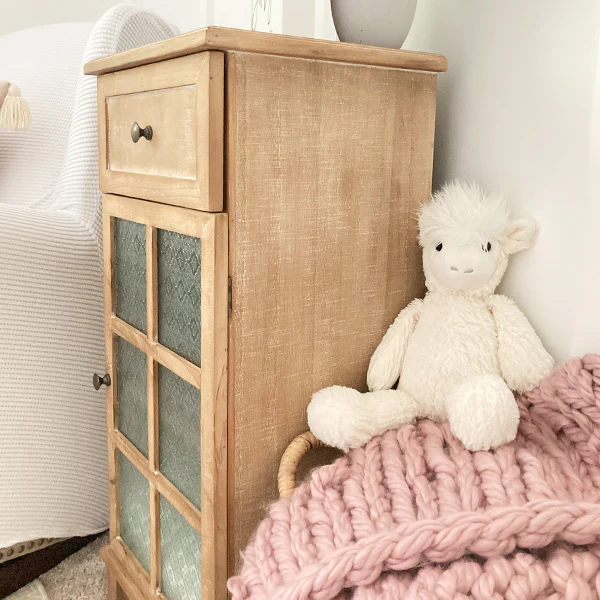 Wooden Storage Side Table