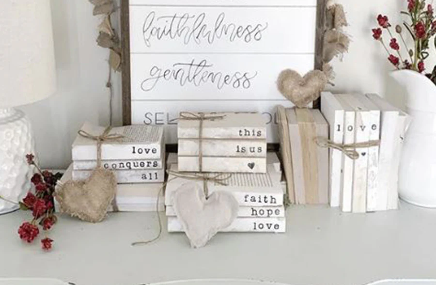 Handstamped This is Us Books