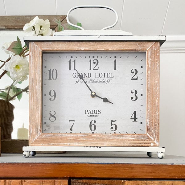 Square Tabletop Clock