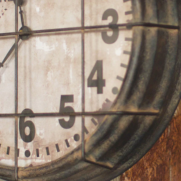 Vintage Inspired Subway Clock