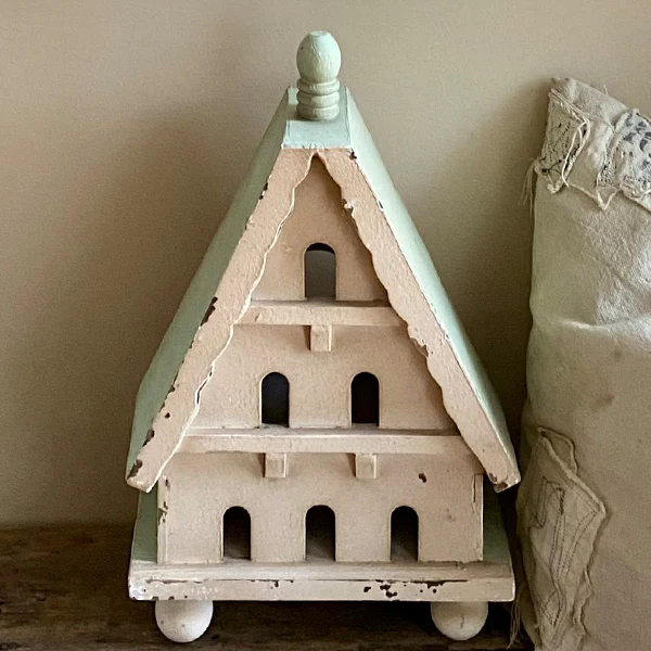 Decorative Distressed Outdoor Wood Birdhouse