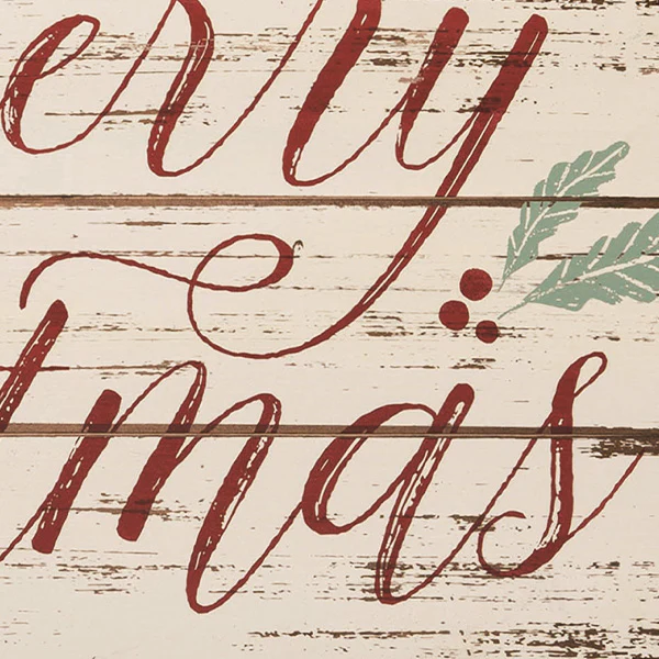 Vintage Wooden Christmas Sign, Choose Your Style