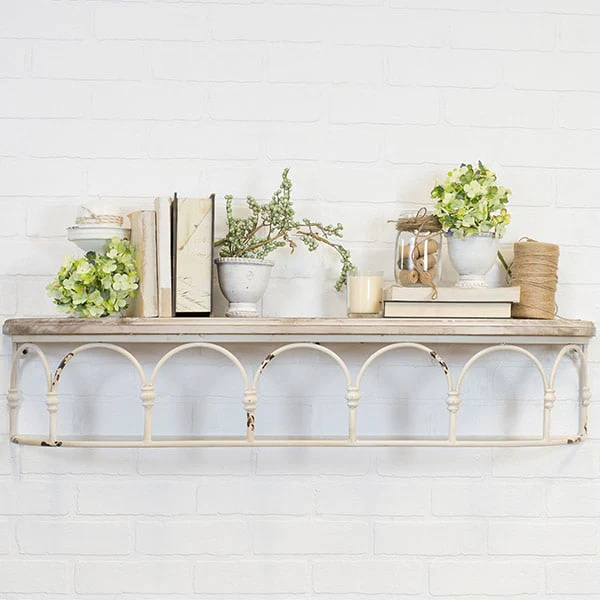 *HUGE* Delicate Metal Detailed Shelf