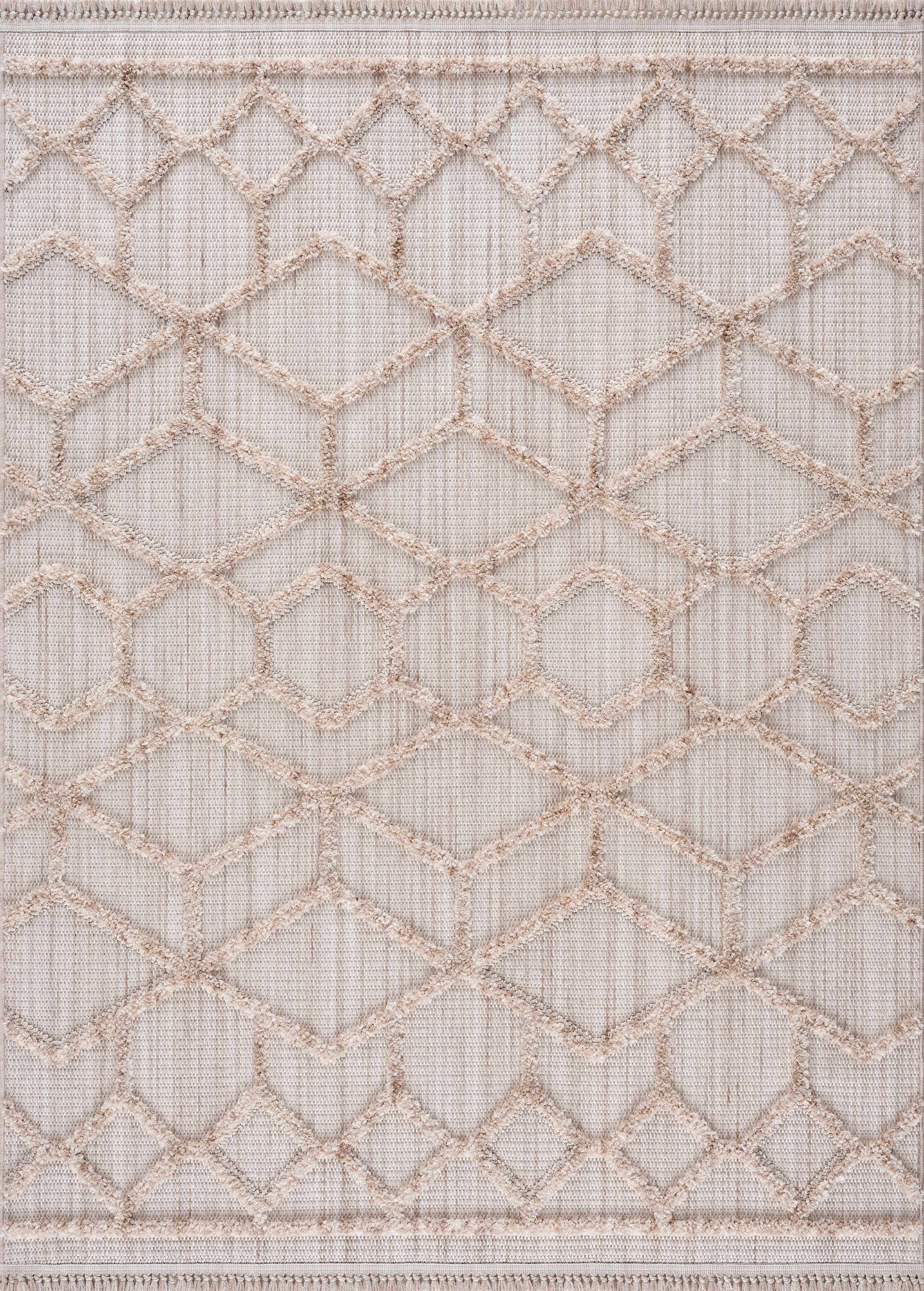 Modern Moroccan Trellis Area Rug