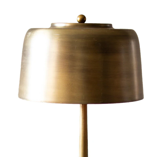 Mid Century Modern Antique Brass Table Lamp