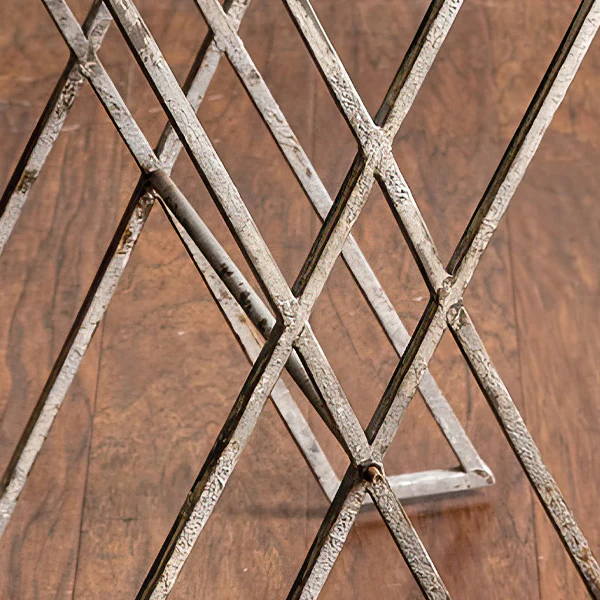 Distressed Metal Butler Table Tray