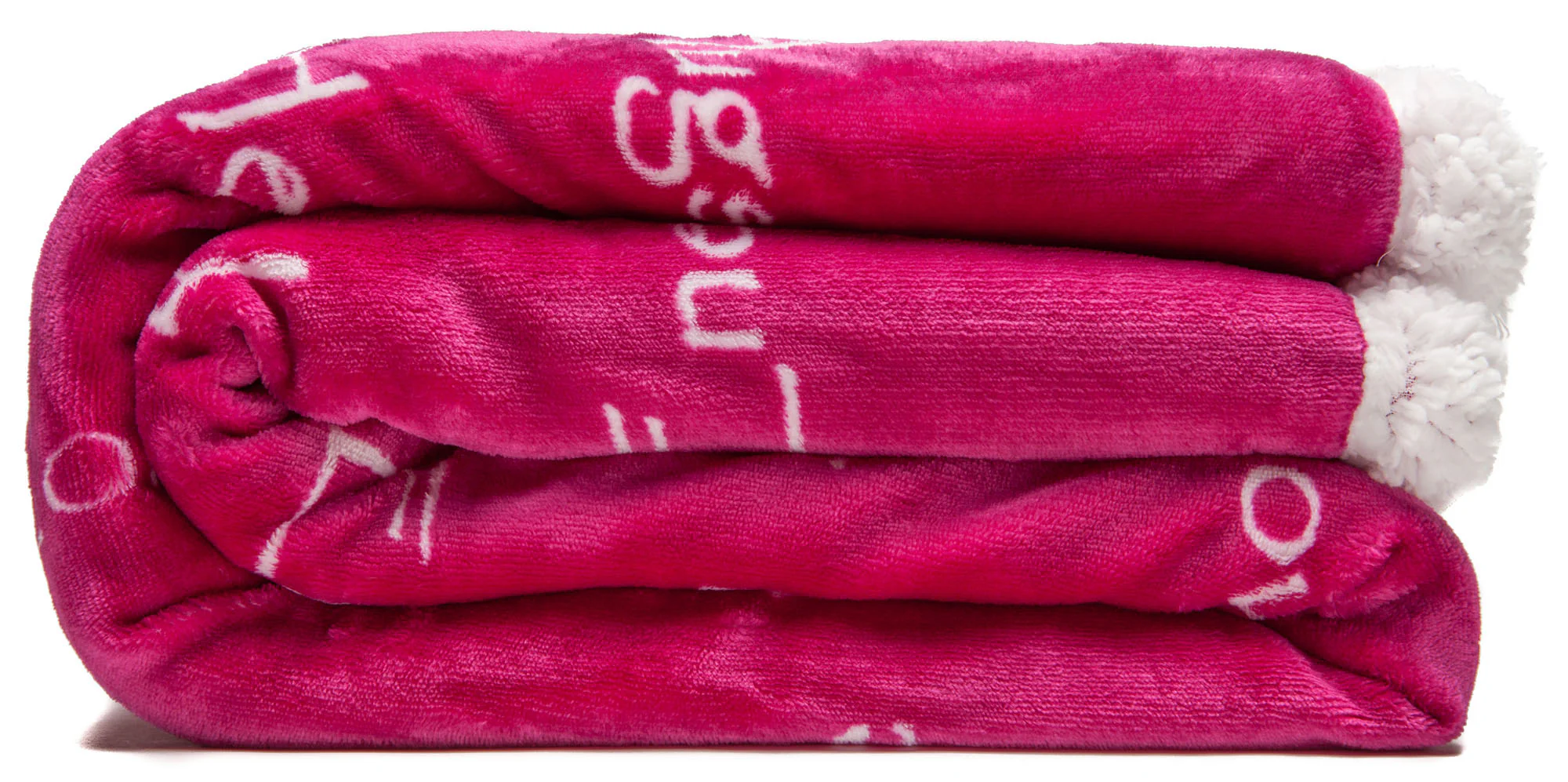 Gift Faux Fur Comfort Words Throw Blanket