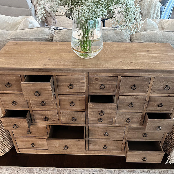Victorian Workshop Wooden Chest of Drawers