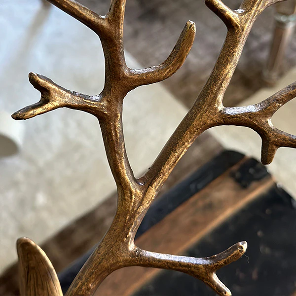 Majestic Deer Head Sculpture