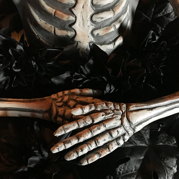 Half Skeleton Table Centerpiece