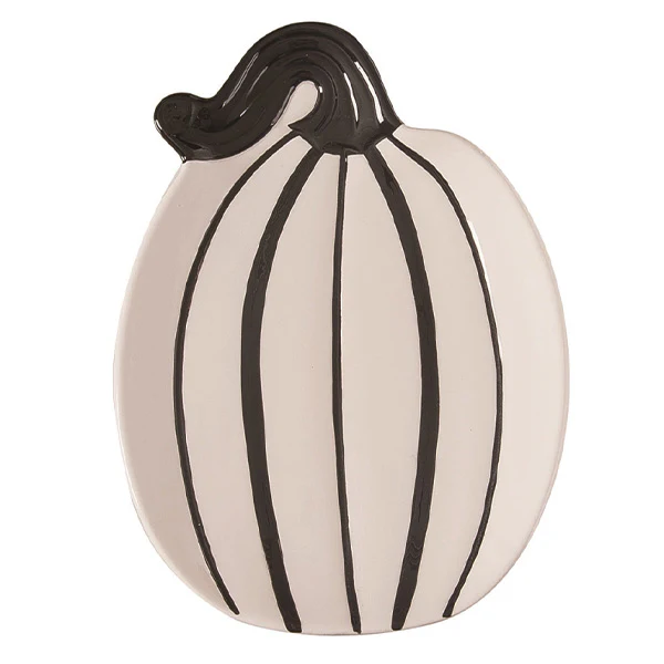 Artisanal Pumpkin Plates, Set of Three