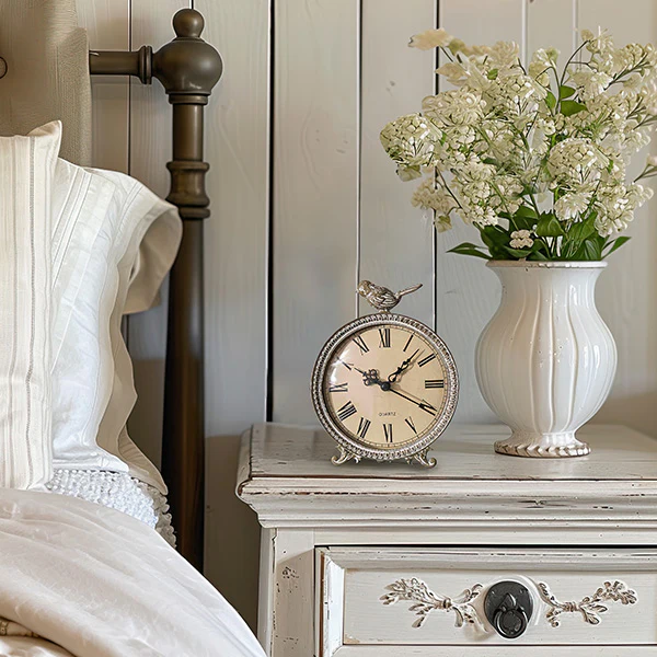 Perched Songbird Tabletop Clock