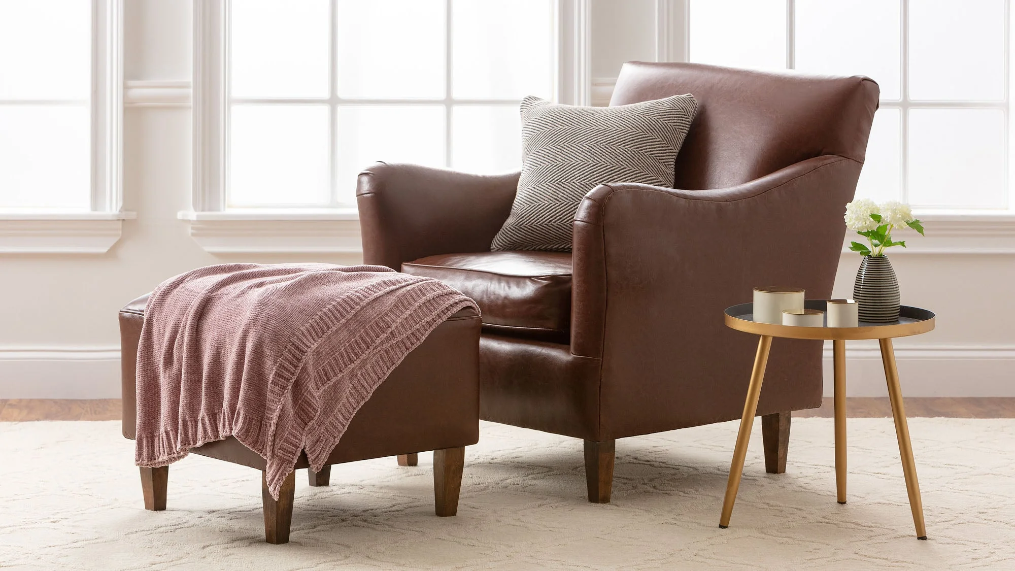 Chenille Luxe Border Throw Blanket