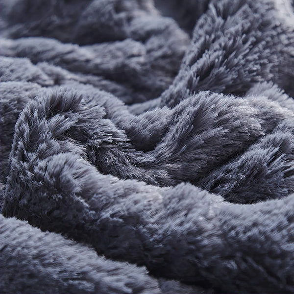Ultra Soft Faux Fur Blanket, Choose Your Color