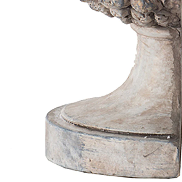 Distressed Pinecone Bookends