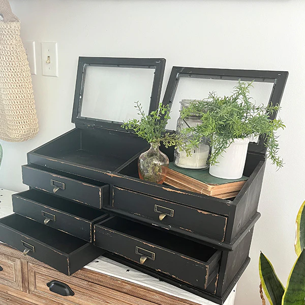 Large Wooden Apothecary Chest