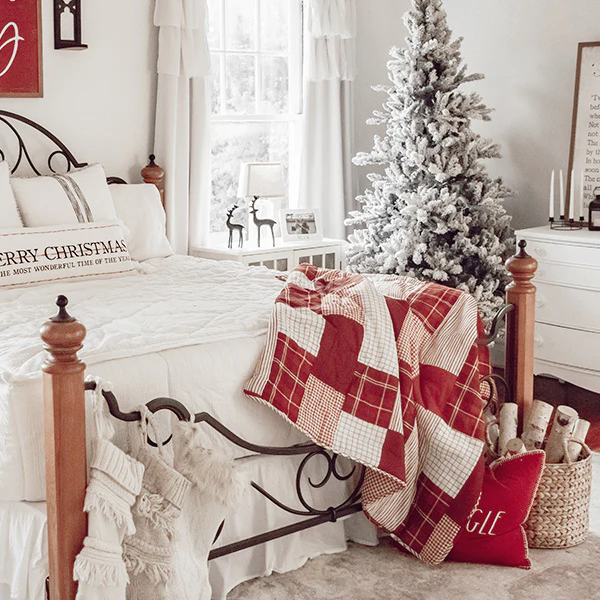 Reversible Plaid Quilt Inspired Bedding Set, Pick Your Style