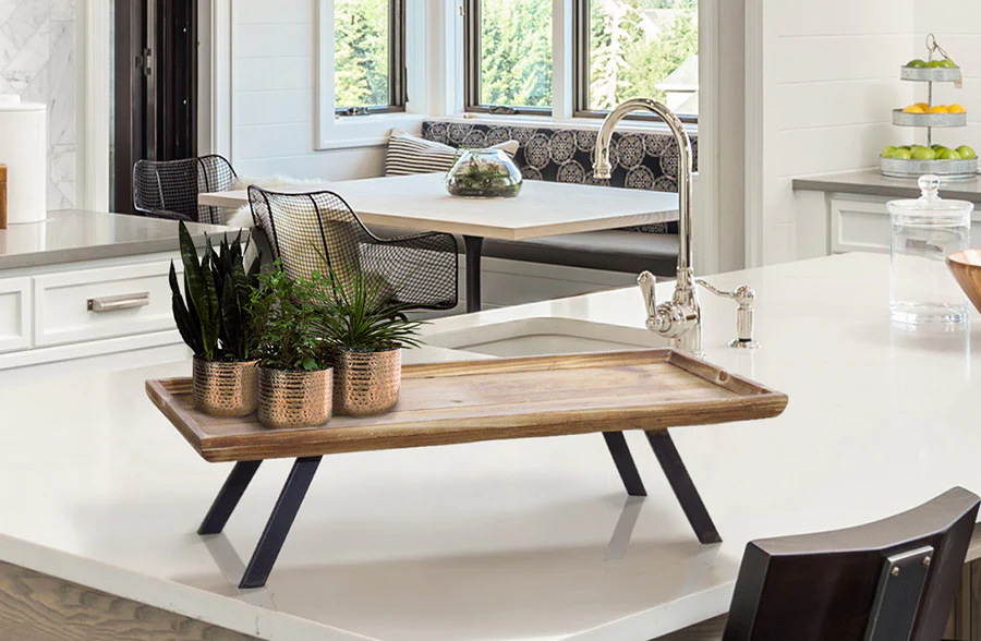 Rustic Serving Tray Riser