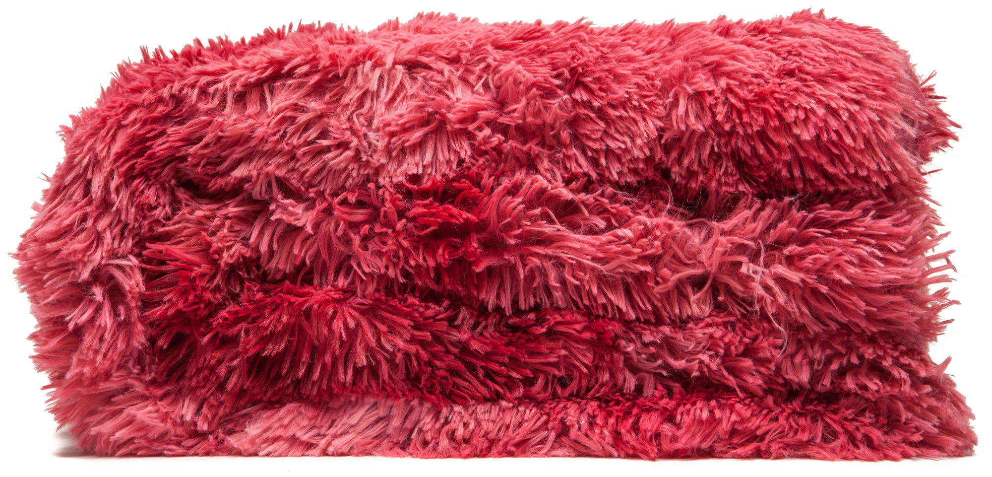 Wolf Faux Long Fur Throw Blanket