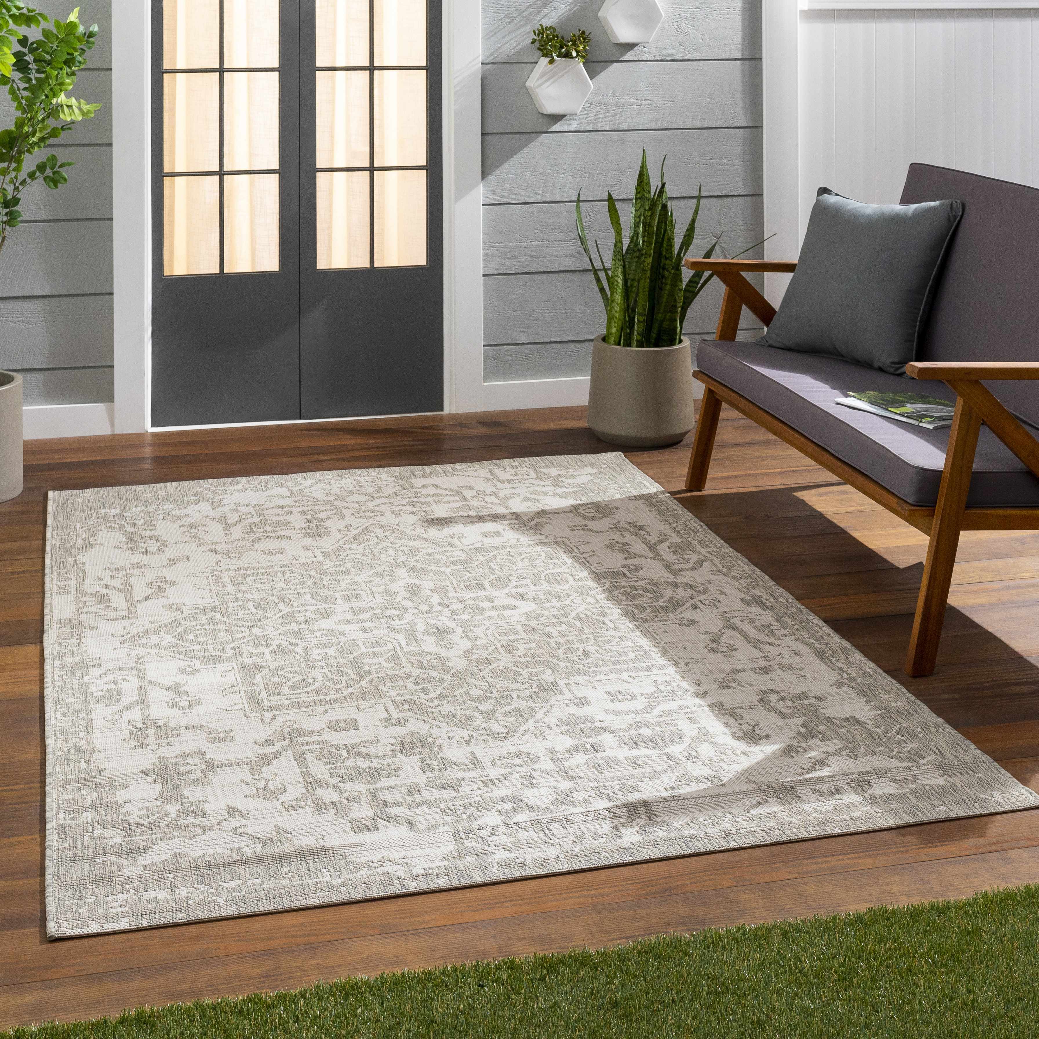 Beige Outdoor Rug
