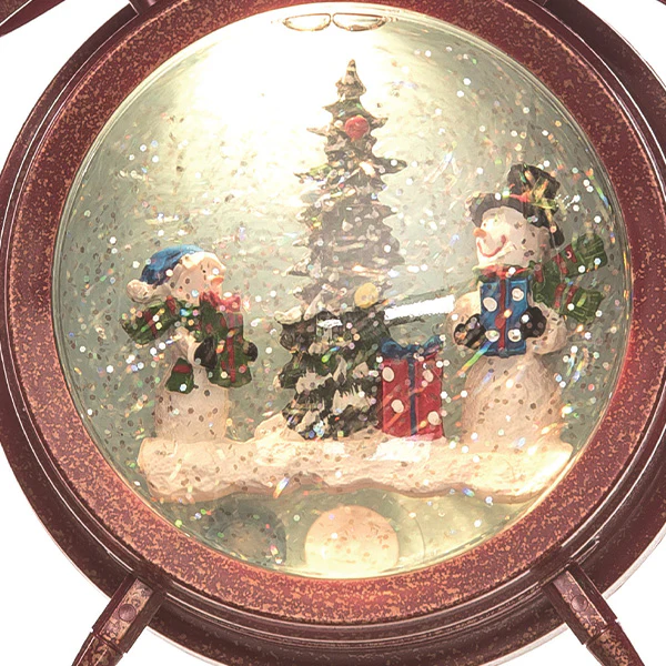 Alarm Clock Light Up Christmas Globe, Choose Your Color