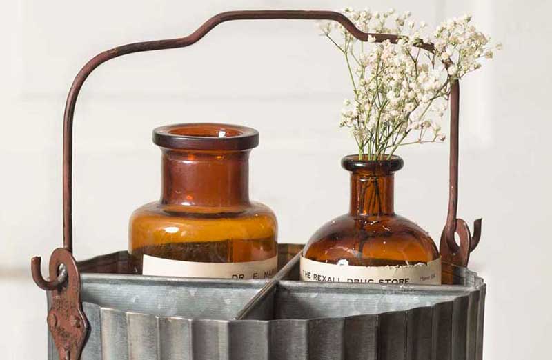 Galvanized Storage Caddy