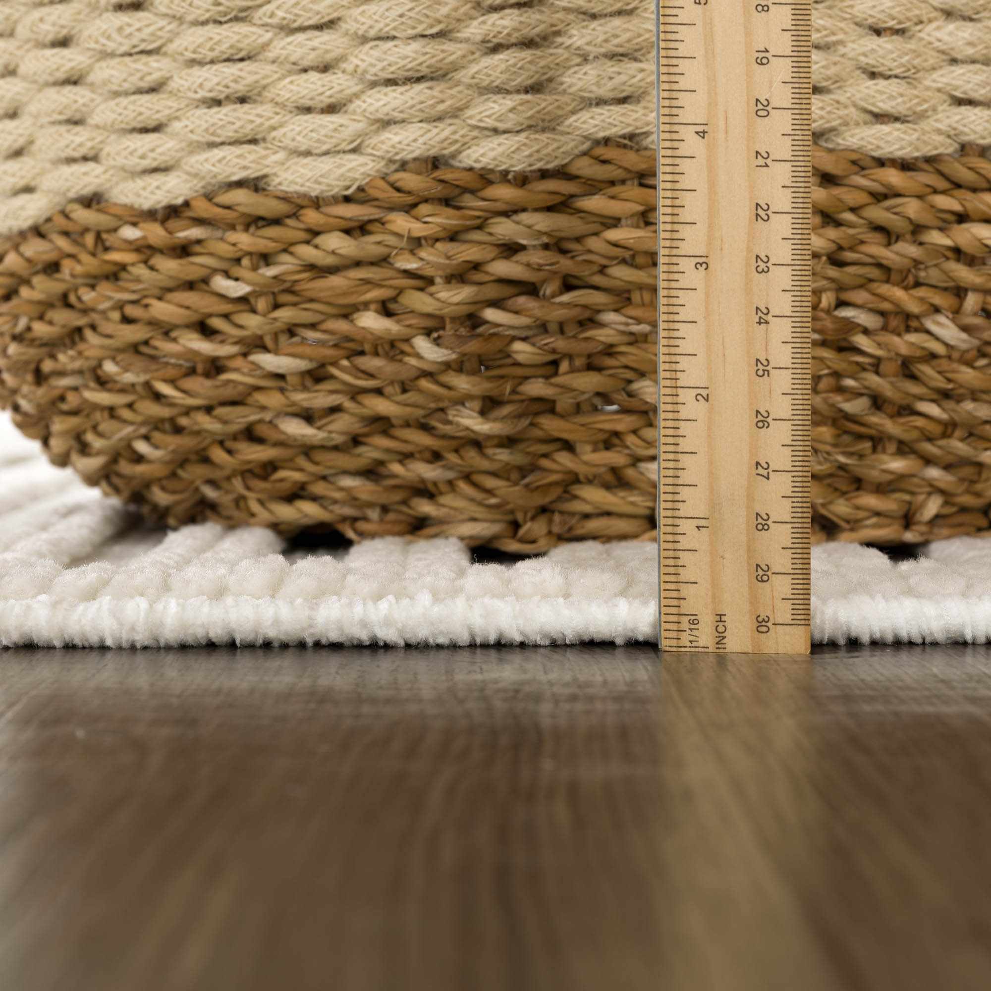 Off White Washable Area Rug