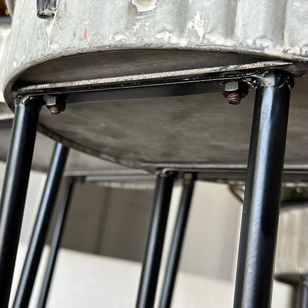 Galvanized Metal Reindeer Trays, Set of 3