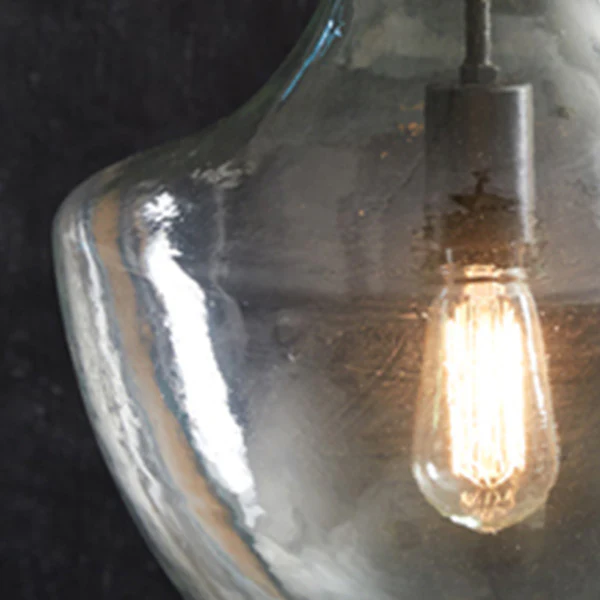 Blown Glass Pendant Lamp