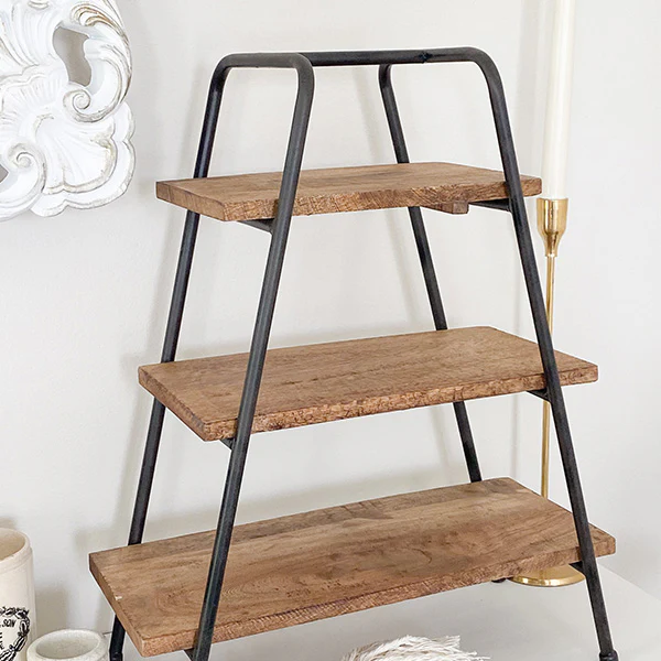 Tabletop A-Frame Shelving Stand