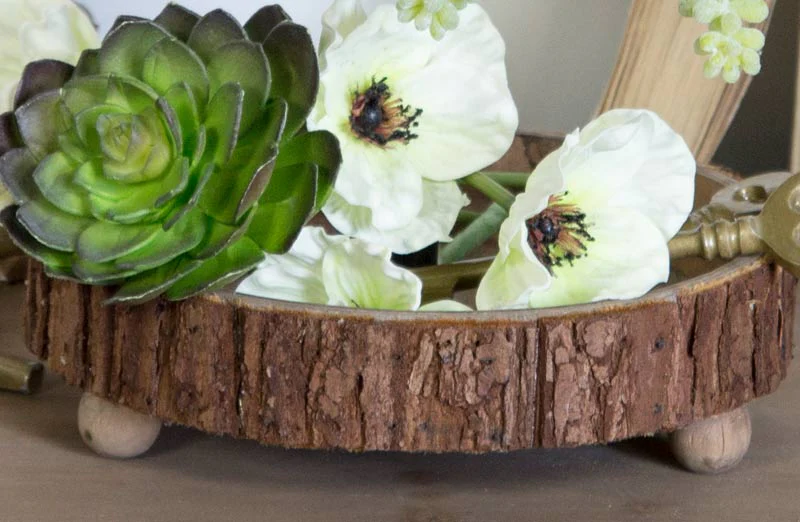 Two Tier Wood Bark Stand