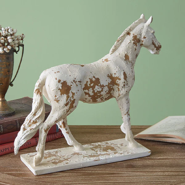 Distressed Roman Horse Statue
