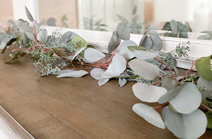 76 Inch Long Lifelike Eucalyptus Garland