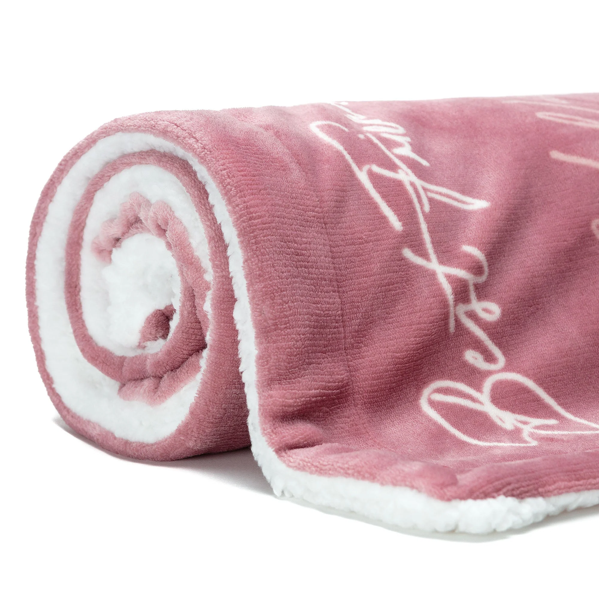 Best Friend Sherpa Gift Throw Blanket