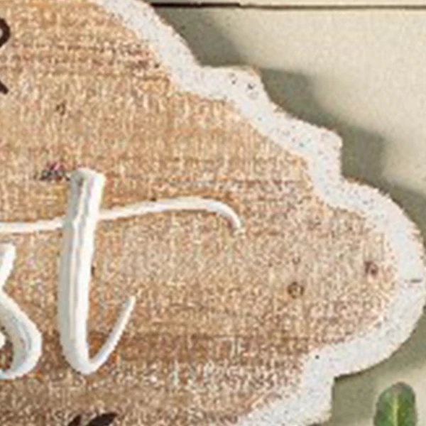 Our Nest Scalloped Wooden Sign