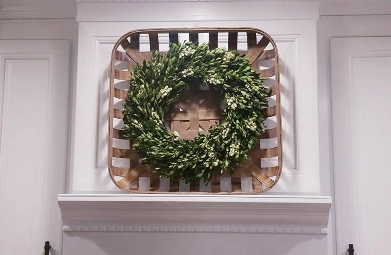 Square Tobacco Baskets  Set of 2