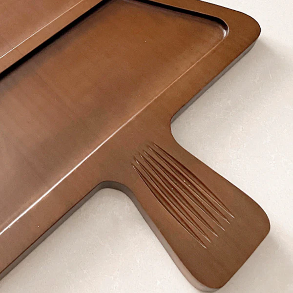 Wooden Evergreen Serving Board, Set of 2