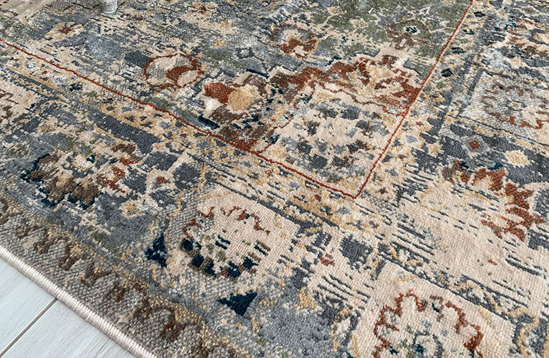 Loloi Oatmeal Silver Isadora Rug, Pick Your Size